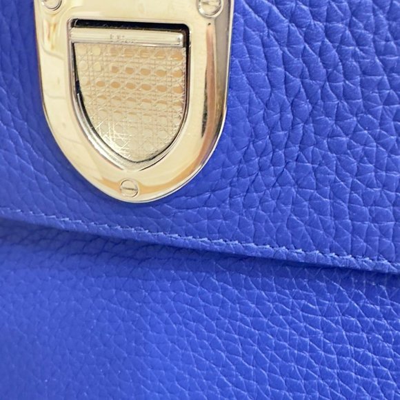 Designer Christian Dior Blue Diorever Bag In New Condition - Picture 11 of 12